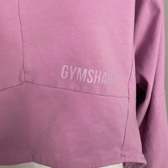 Gymshark Ori cropped sweatshirt lavender lilac workout Size Large - Picture 2 of 7